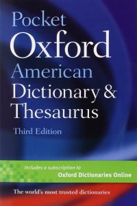 Libros de Inglés Pocket Oxford American Dictionary and Thesaurus